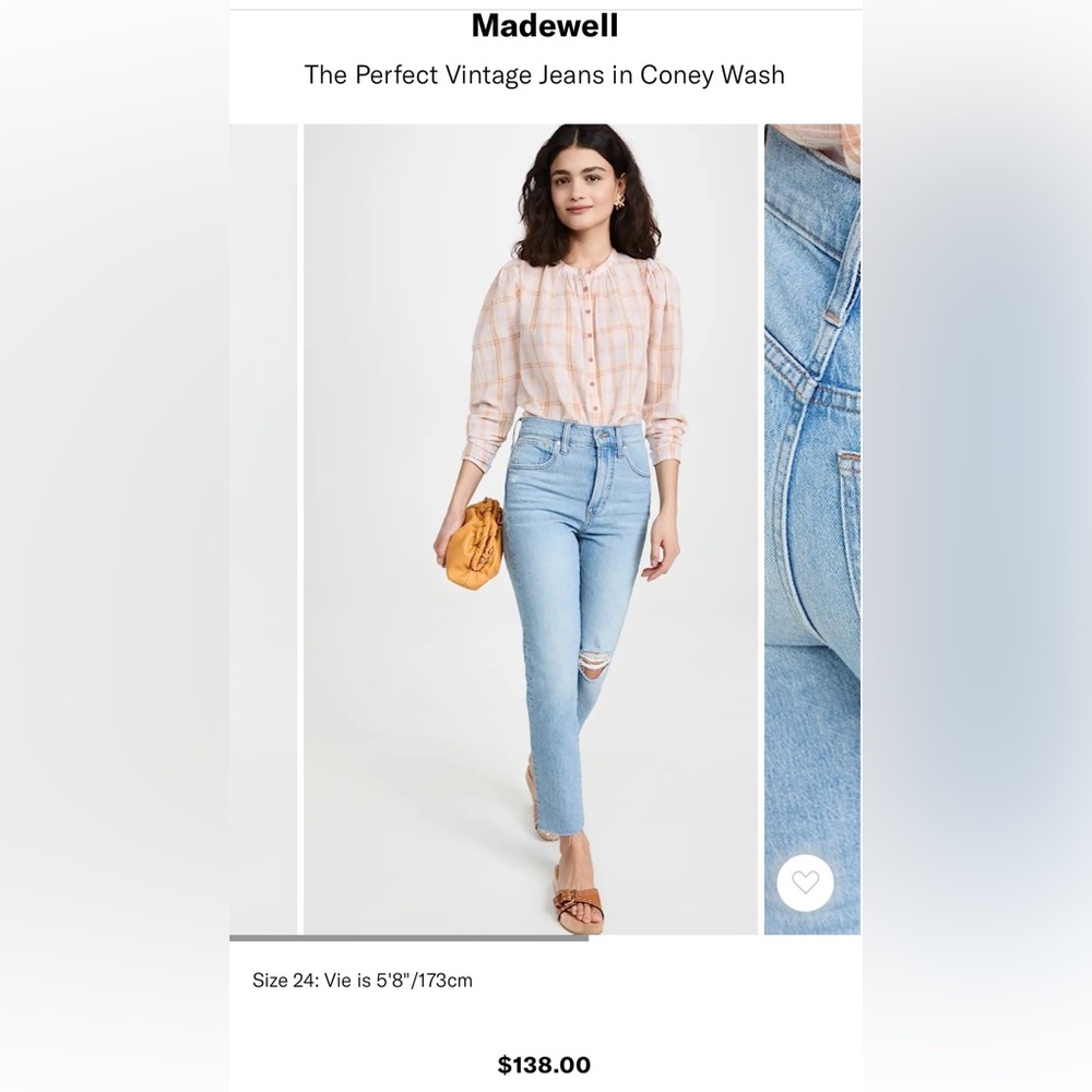 Madewell Perfect Vintage Jean